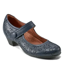 Online Women's Alesia Perforated Mary Jane Heel Heels