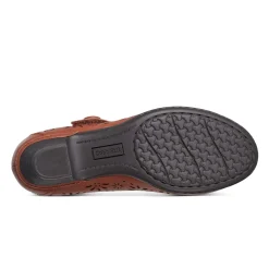 Best Women's Alesia Perforated Mary Jane Heel Heels