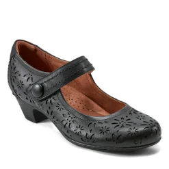 New Women's Alesia Perforated Mary Jane Heel Heels